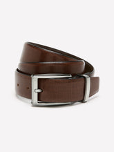 RW&CO Textured Brown Leather Belt