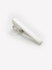 RW&CO Matte silver tie bar
