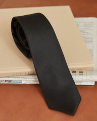 RW&CO Skinny Dark Solid Tie