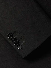 RW&CO Regular Fit Essential Black Blazer