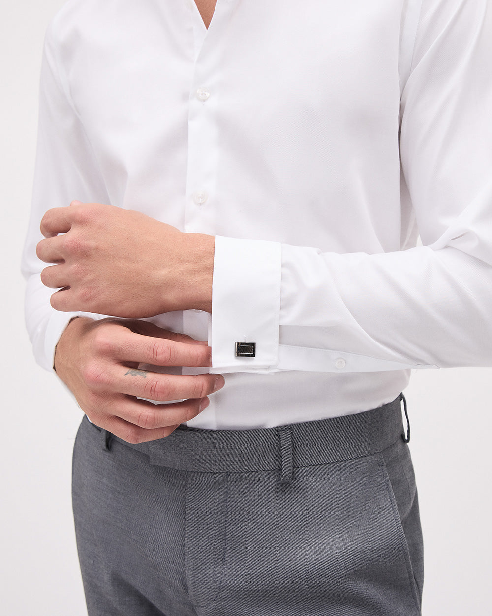 RW&CO Shiny Gunmetal Cuff Links