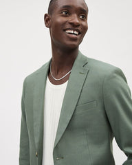 RW&CO Slim Fit Stretch Linen Blazer