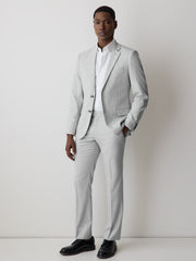 RW&CO Essential Slim Fit Light Grey Suit Blazer