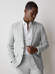 RW&CO Essential Slim Fit Light Grey Suit Blazer