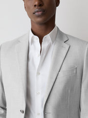 RW&CO Essential Slim Fit Light Grey Suit Blazer