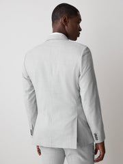 RW&CO Essential Trailored Fit Light Grey Suit Blazer