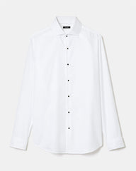RW&CO White Tuxedo Dress Shirt