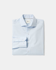 RW&CO Slim Fit Solid Sateen Dress Shirt