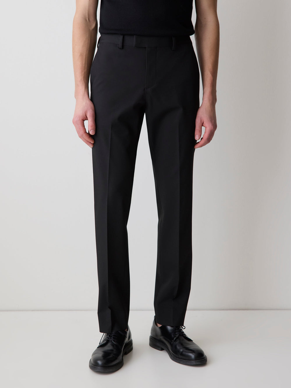 RW&CO Black Slim Fit E-Tech Suit Pant