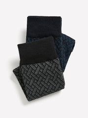 RW&CO Dress Socks with Geometric Pattern