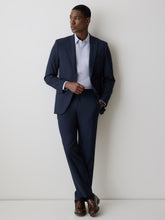 RW&CO Essential Tailored Fit Navy Blue Suit Blazer