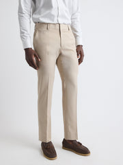 RW&CO Tailored-Fit Beige Suit Pant