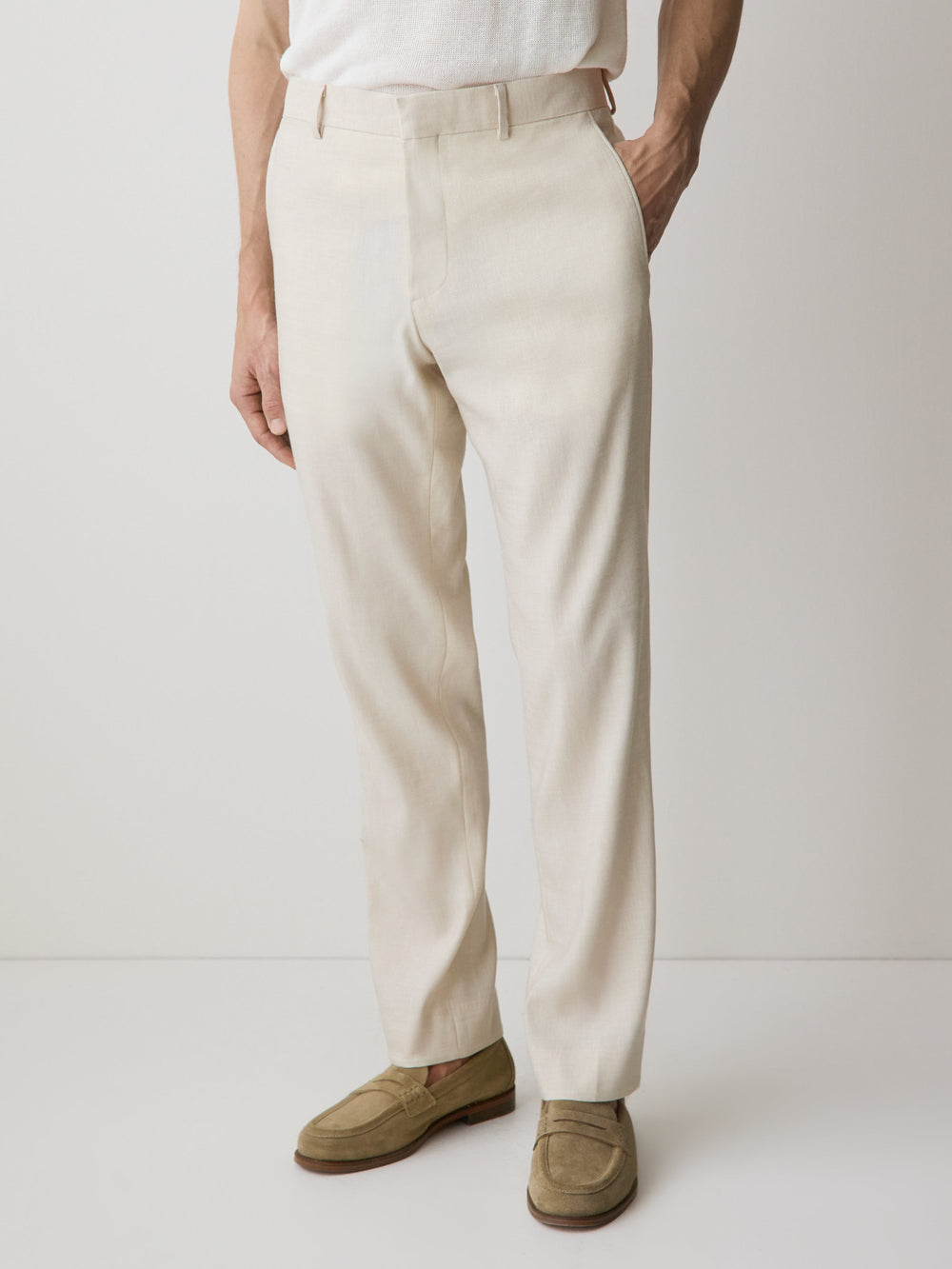 RW&CO Tailored-Fit Linen Suit Pant