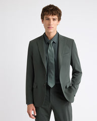 RW&CO Slim Fit Dark Green Suit Blazer