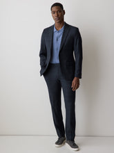RW&CO Slim Fit Navy Checkered Suit Blazer