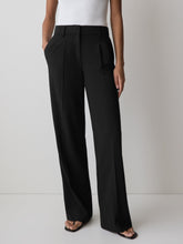 RW&CO Black High-Rise Wide-Leg Pant
