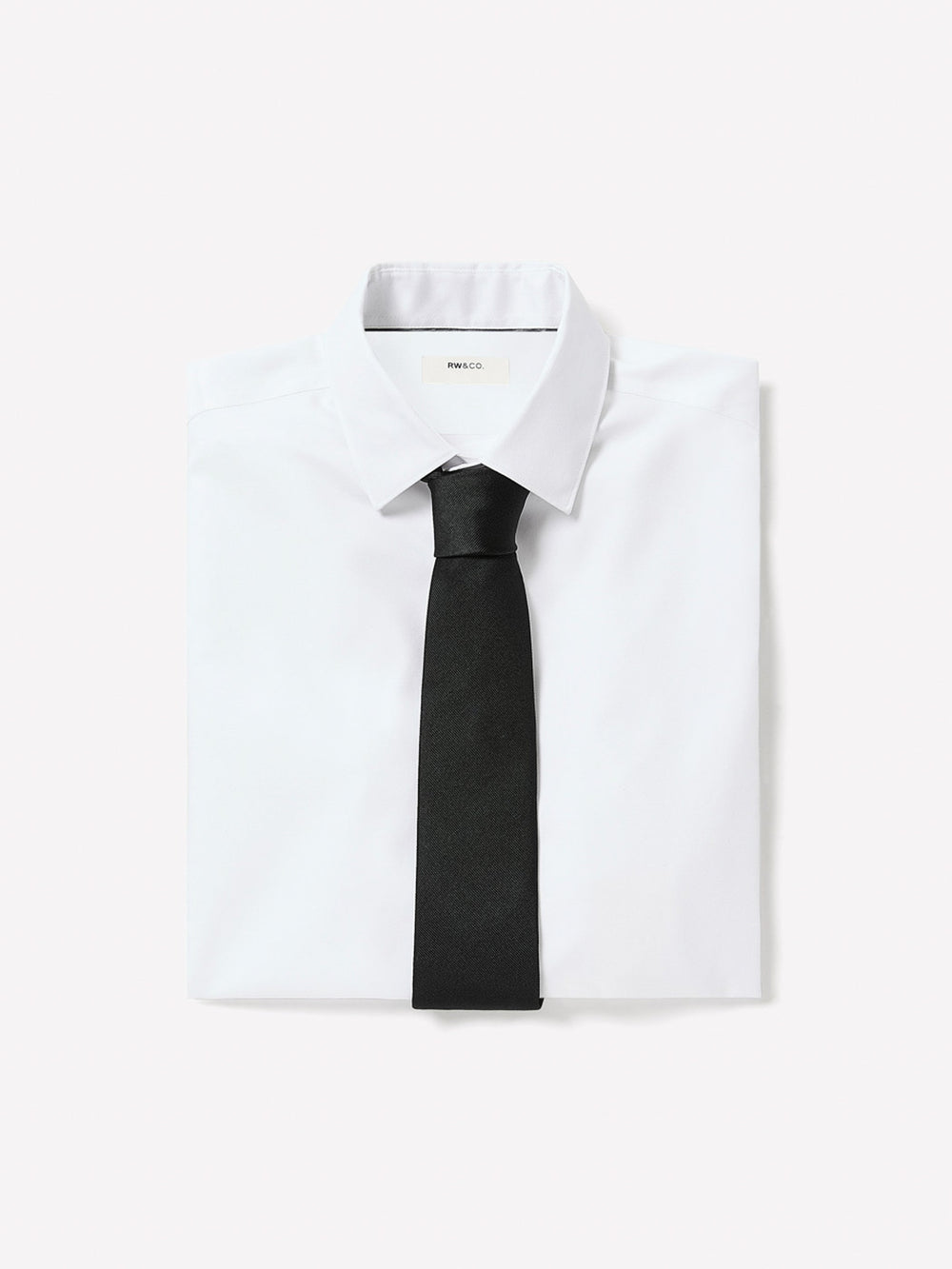 RW&CO Regular Fit Solid Supima (R) Twill Dress Shirt