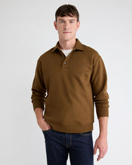 RW&CO Fleece Long-Sleeve Polo