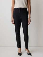 RW&CO Limitless Black Mid-Rise Slim-Leg Curvy Ankle Pant