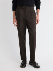 RW&CO Tapered-Leg Pleated Dress Pant