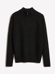 RW&CO Long-Sleeve Quarter-Zip Mock-Neck Sweater