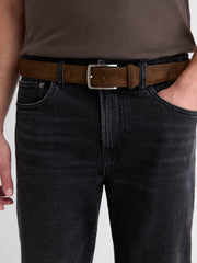 RW&CO Stitched Suede Belt