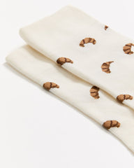 RW&CO Crew Socks with Croissants