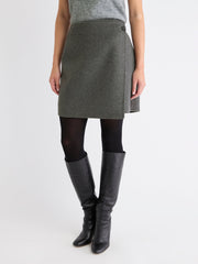 RW&CO Melton Wrap Mini Skirt