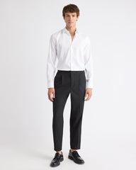 RW&CO Slim-Fit Solid Cotton Modal Dress Shirt