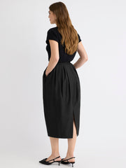 RW&CO High-Rise Straight Midi Skirt