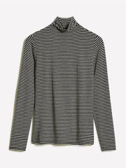 RW&CO Fitted Long-Sleeve Mock-Neck Tee