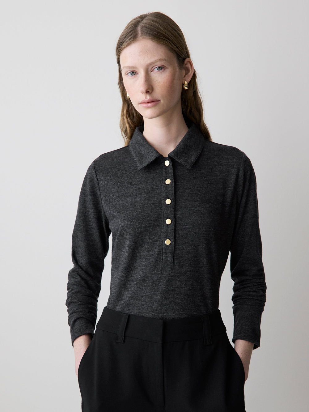 RW&CO Long-Sleeve Fitted Polo