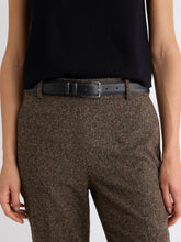 RW&CO Leather Trouser Belt with Square Buckle
