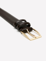 RW&CO Leather Trouser Belt with Square Buckle