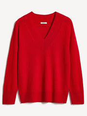 RW&CO Long-Sleeve V-Neck Merino-Blend Sweater