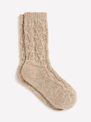 RW&CO Super-Soft Crew Socks with Cable Stitches