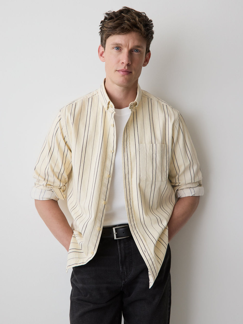 RW&CO Striped Long-Sleeve Shirt