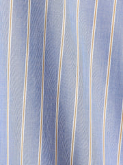 RW&CO Striped Buttoned-Down Cotton Blouse