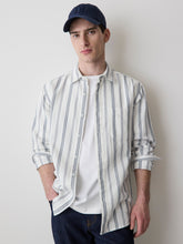 RW&CO Striped Long-Sleeve Gauze Shirt