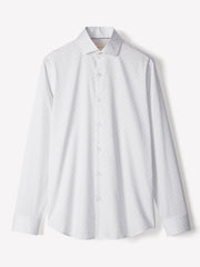 RW&CO Tailored Fit Dress Shirt with Micro Geo Print