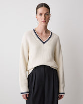 RW&CO Long-Sleeve V-Neck Sweater