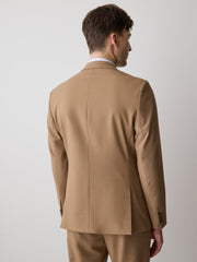 RW&CO Slim Fit Peachy Camel Suit Blazer