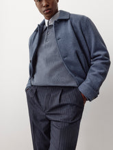 RW&CO Striped Tapered-Leg Pleated Dress Pant