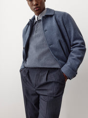 RW&CO Striped Tapered-Leg Pleated Dress Pant
