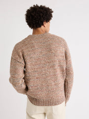 RW&CO Wool Sweater with Cable Stitches