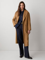 RW&CO Double Face Long Coat with Belt