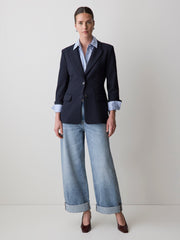 RW&CO Navy Hourglass Blazer