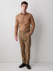 RW&CO Slim Fit Solid Twill Dress Shirt