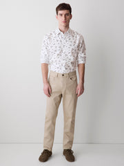 RW&CO Tailored Fit Dress Shirt with Floral Pattern