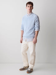RW&CO Long-Sleeve Sweater with Shaker Stitches